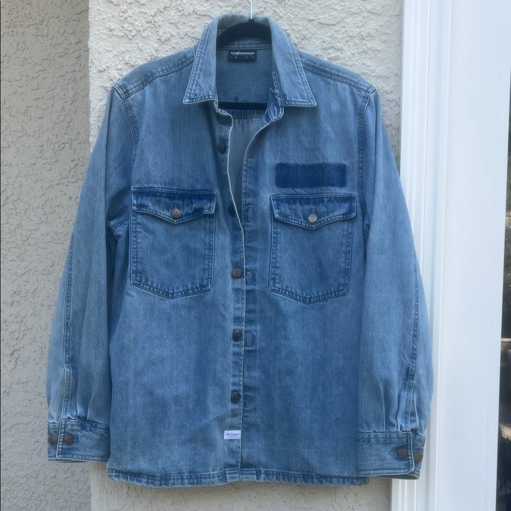 The Hundreds Men's Med Wash Denim Jacket Size L